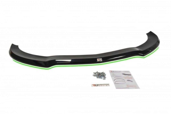 MAXTON DESIGN - Spoiler pod Predný náraznik   v.1 MERCEDES CLA 45 AMG C117 (PREFACE) , Čierny lesk – Obrázok 4