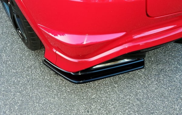 MAXTON DESIGN - Bočné difúzory zadného náraznika HONDA CIVIC VIII TYPE-R GP , Čierny lesk – Obrázok 2
