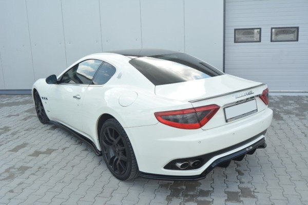 MAXTON DESIGN - Bočné difúzory zadného náraznika V.2 MASERATI GRANTURISMO 2007-2011 , Čierny lesk – Obrázok 2