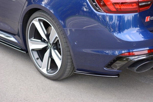 MAXTON DESIGN - Bočné difúzory zadného náraznika Audi RS4 B9 Avant , Čierny lesk – Obrázok 3