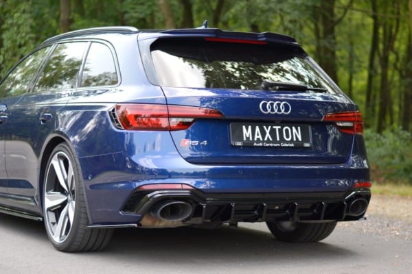 MAXTON DESIGN - Predlženie spoilera  Audi RS4 B9 Avant , Čierny lesk 
Maxton ABS CAP – Obrázok 2