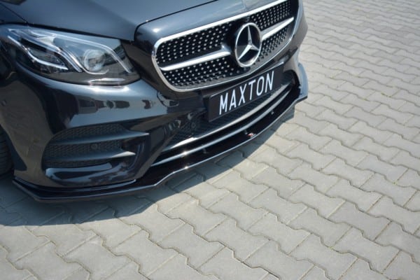 MAXTON DESIGN - Spoiler pod Predný náraznik   V.1 Mercedes-Benz E-Class W213 Coupe (C238) AMG-Line , 
Čierny lesk – Obrázok 3