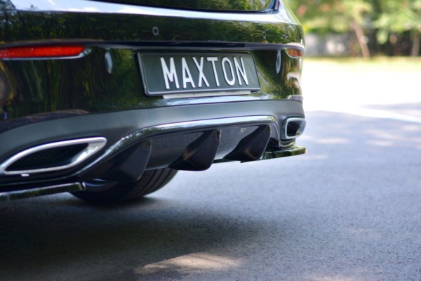 MAXTON DESIGN - Difúzor zadného náraznika  Mercedes-Benz E-Class W213 Coupe (C238) AMG-Line , Čierny lesk – Obrázok 3
