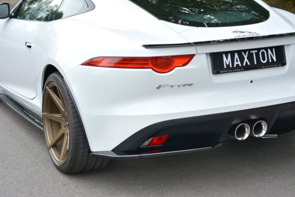 MAXTON DESIGN - Bočné difúzory zadného náraznika JAGUAR F-TYPE , Čierny lesk – Obrázok 3