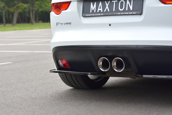 MAXTON DESIGN - Bočné difúzory zadného náraznika JAGUAR F-TYPE , Čierny lesk – Obrázok 4