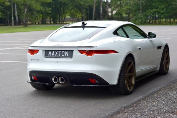 MAXTON DESIGN - Bočné difúzory zadného náraznika JAGUAR F-TYPE , Čierny lesk – Obrázok 2