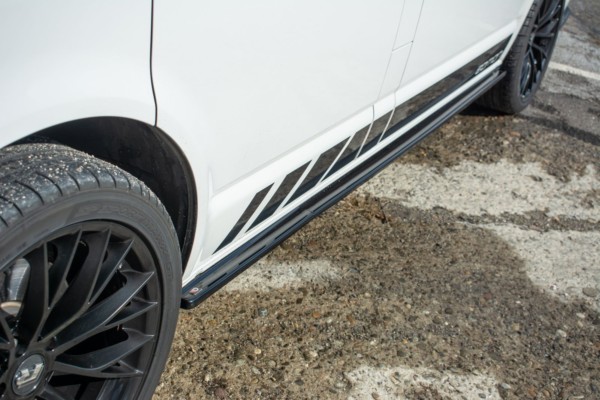 MAXTON DESIGN - Lišty pod prahy Volkswagen T6 , Čierny lesk – Obrázok 3