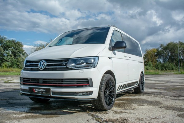 MAXTON DESIGN - Lišty pod prahy Volkswagen T6 , Čierny lesk – Obrázok 2
