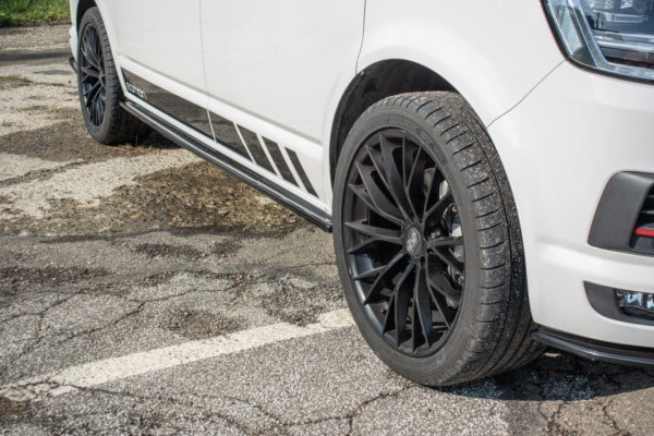 MAXTON DESIGN - Lišty pod prahy Volkswagen T6 , Čierny lesk – Obrázok 6