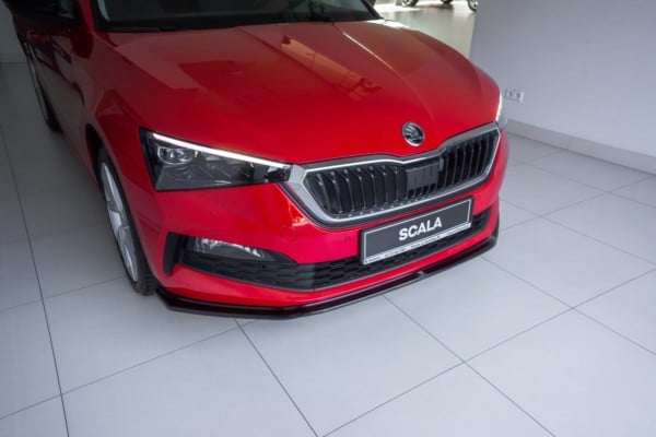 MAXTON DESIGN - Spoiler pod Predný náraznik   V.3 Skoda Scala , Čierny lesk – Obrázok 4