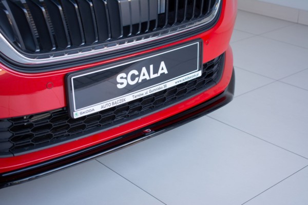 MAXTON DESIGN - Spoiler pod Predný náraznik   V.3 Skoda Scala , Čierny lesk – Obrázok 5