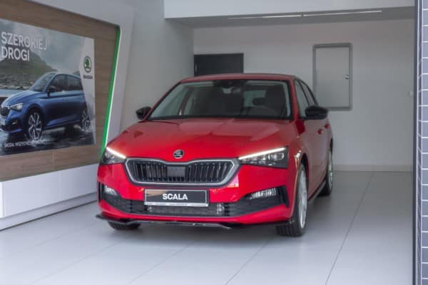 MAXTON DESIGN - Spoiler pod Predný náraznik   V.2 Skoda Scala , Čierny lesk – Obrázok 3