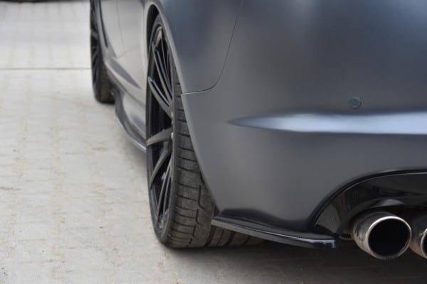 MAXTON DESIGN - Bočné difúzory zadného náraznika JAGUAR XF- R , Čierny lesk – Obrázok 2