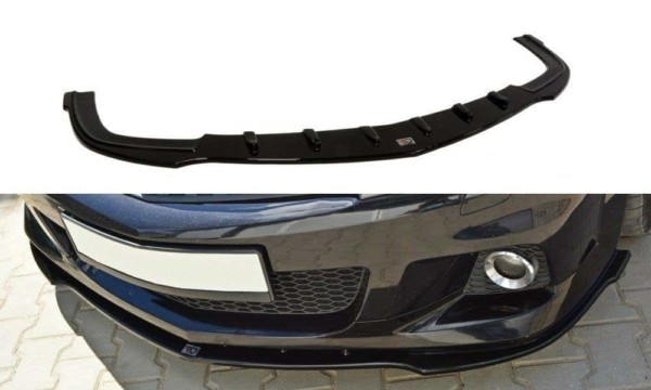 MAXTON DESIGN - Spoiler pod Predný náraznik   OPEL ASTRA H (FOR OPC / VXR) , Čierny lesk