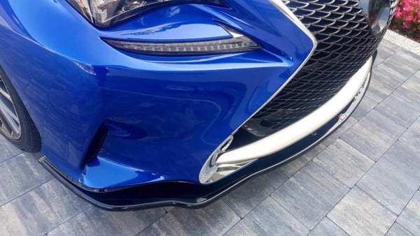 MAXTON DESIGN - Spoiler pod Predný náraznik   V.2 Lexus Rc , Čierny lesk – Obrázok 4