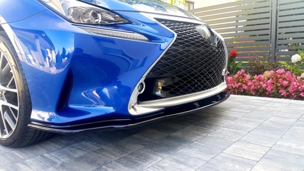 MAXTON DESIGN - Spoiler pod Predný náraznik   V.2 Lexus Rc , Čierny lesk – Obrázok 5
