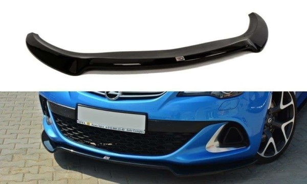 MAXTON DESIGN - Spoiler pod Predný náraznik   OPEL ASTRA J OPC / VXR v.2 , Čierny lesk