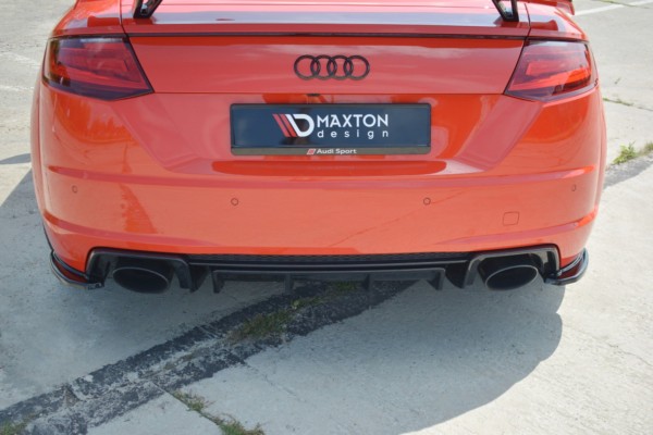 MAXTON DESIGN - Bočné difúzory zadného náraznika Audi TT RS 8S , Čierny lesk – Obrázok 3
