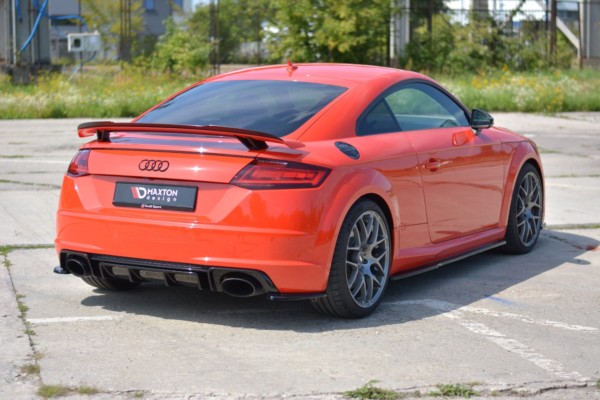 MAXTON DESIGN - Bočné difúzory zadného náraznika Audi TT RS 8S , Čierny lesk – Obrázok 2