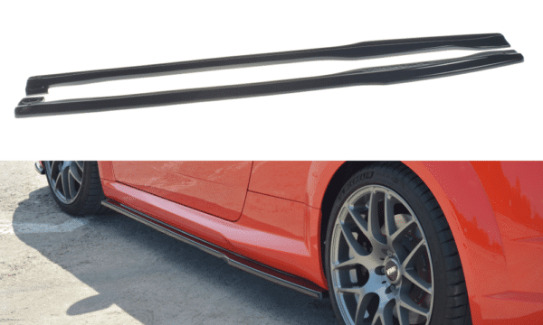 MAXTON DESIGN - Lišty pod prahy Audi TT RS 8S , Čierny lesk