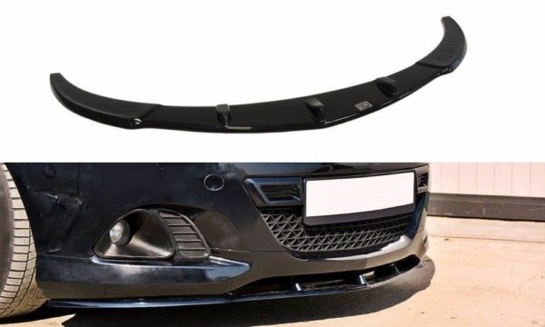 MAXTON DESIGN - Spoiler pod Predný náraznik   OPEL CORSA D (FOR OPC / VXR) , Čierny lesk