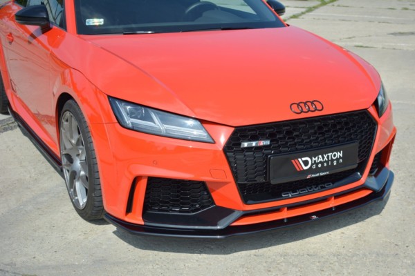 MAXTON DESIGN - Spoiler pod Predný náraznik   V.1 Audi TT RS 8S , Čierny lesk – Obrázok 2