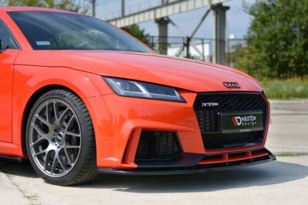 MAXTON DESIGN - Spoiler pod Predný náraznik   V.1 Audi TT RS 8S , Čierny lesk – Obrázok 3
