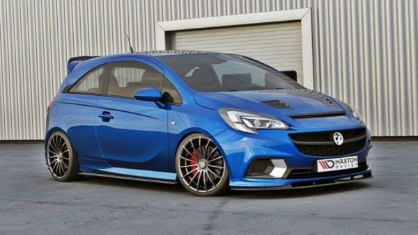 MAXTON DESIGN - Spoiler pod Predný náraznik   OPEL CORSA E OPC/VXR NURBURG , Čierny lesk – Obrázok 4