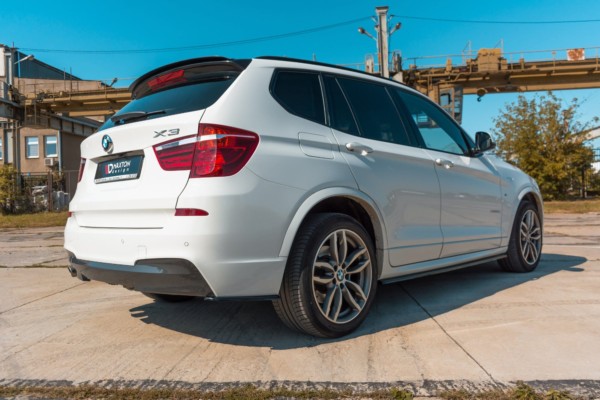 MAXTON DESIGN - Lišty pod prahy for vhodné pre BMW X3 F25 M-Pack Facelift , Čierny lesk – Obrázok 2