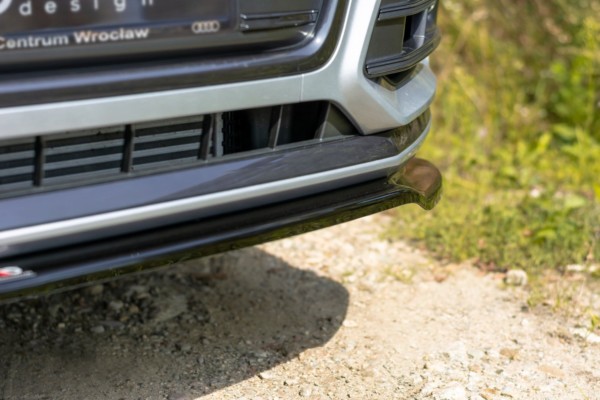 MAXTON DESIGN - Spoiler pod Predný náraznik   Audi SQ5/Q5 S-line MkII , Čierny lesk – Obrázok 4