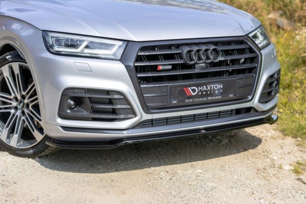 MAXTON DESIGN - Spoiler pod Predný náraznik   Audi SQ5/Q5 S-line MkII , Čierny lesk – Obrázok 3