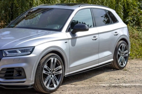 MAXTON DESIGN - Lišty pod prahy Audi SQ5/Q5 S-line MkII , Čierny lesk – Obrázok 2