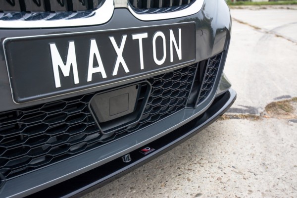 MAXTON DESIGN - Spoiler pod Predný náraznik   V.3 for vhodné pre BMW 3 G20 M-pack , Čierny lesk – Obrázok 4