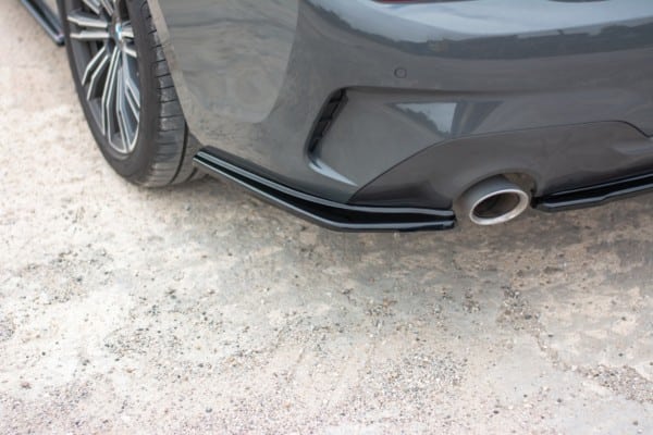 MAXTON DESIGN - Bočné difúzory zadného náraznika for vhodné pre BMW 3 G20 M-pack , Čierny lesk – Obrázok 3