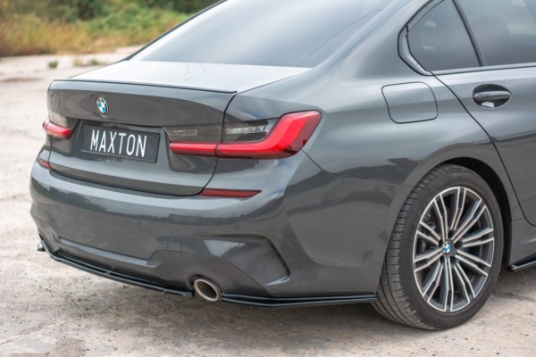 MAXTON DESIGN - Bočné difúzory zadného náraznika for vhodné pre BMW 3 G20 M-pack , Čierny lesk – Obrázok 2