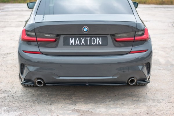 MAXTON DESIGN - Stredový spoiler pod zadný náraznik for vhodné pre BMW 3 G20 M-pack , Čierny lesk – Obrázok 3