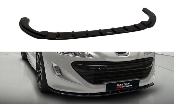 MAXTON DESIGN - Spoiler pod Predný náraznik   V.1 PEUGEOT RCZ , Čierny lesk