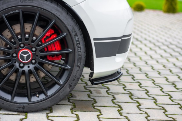 MAXTON DESIGN - Bočné difúzory zadného náraznika Mercedes A45 AMG W176 , Čierny lesk – Obrázok 4
