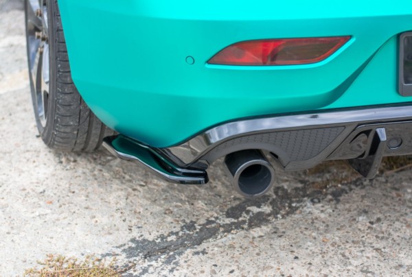 MAXTON DESIGN - Bočné difúzory zadného náraznika Volvo V40 R-design , Čierny lesk – Obrázok 4