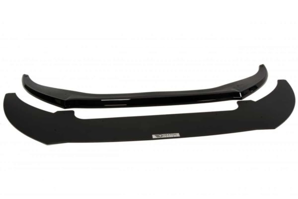 MAXTON DESIGN - Spoiler pod predný náraznik RACING  AUDI A6 C7 S-LINE (2 splitters = 1 set) , ABS+Čierny lesk – Obrázok 5