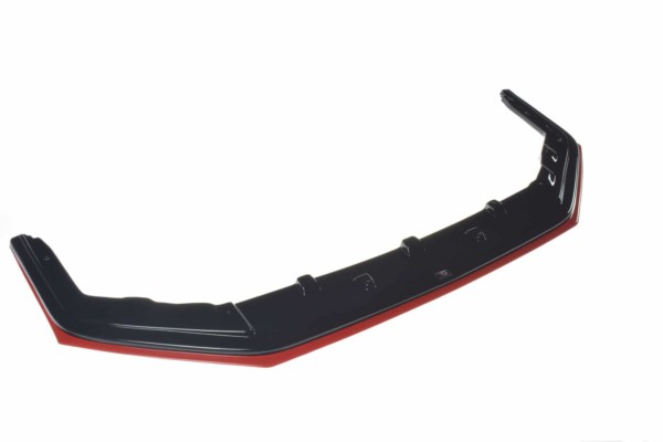 MAXTON DESIGN - Spoiler pod Predný náraznik   V.4 SUBARU  WRX STI , 
Čierny lesk  + Red – Obrázok 6