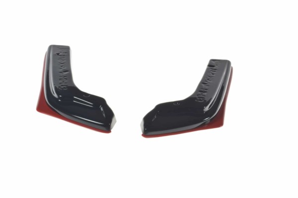 MAXTON DESIGN - Bočné difúzory zadného náraznika V.2 SUBARU WRX STI , Čierny lesk  + Red – Obrázok 6