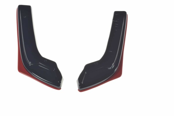 MAXTON DESIGN - Bočné difúzory zadného náraznika V.2 SUBARU WRX STI , Čierny lesk  + Red – Obrázok 7