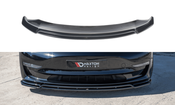 MAXTON DESIGN - Spoiler pod Predný náraznik V.2 Tesla Model 3 ,
Čierny lesk