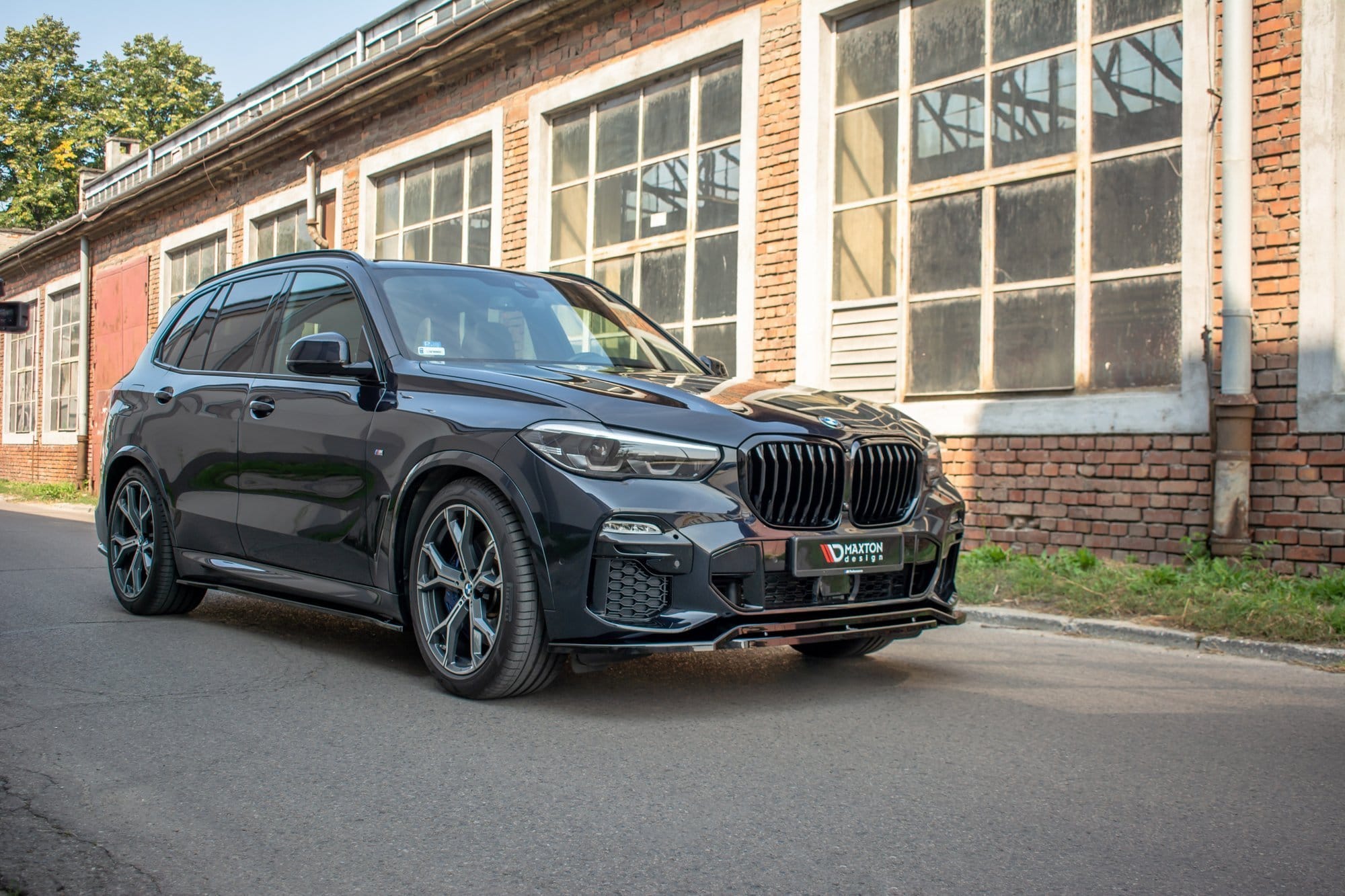 MAXTON DESIGN - Spoiler pod Predný náraznik for vhodné pre BMW X5 G05 M-pack ,
Čierny lesk – Obrázok 2