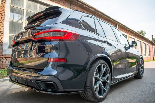 MAXTON DESIGN - Lišty pod prahy for vhodné pre BMW X5 G05 M-pack , Čierny lesk – Obrázok 4