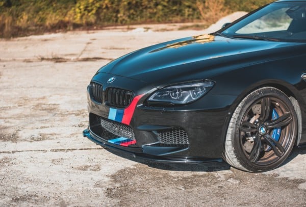 MAXTON DESIGN - Spoiler pod Predný náraznik   V.2 vhodné pre BMW M6 F06 Gran Coupe , Čierny lesk – Obrázok 5