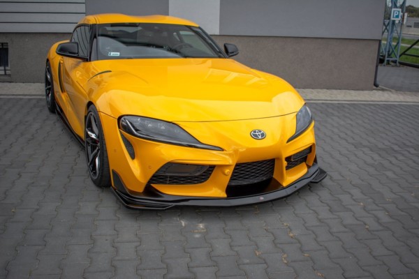 MAXTON DESIGN - Spoiler pod Predný náraznik   V.1 Toyota Supra Mk5 , Čierny lesk – Obrázok 4