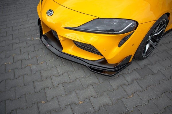 MAXTON DESIGN - Spoiler pod Predný náraznik   V.1 Toyota Supra Mk5 , Čierny lesk – Obrázok 5