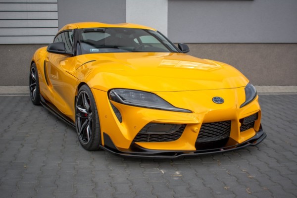 MAXTON DESIGN - Spoiler pod Predný náraznik   V.2 Toyota Supra Mk5 , Čierny lesk – Obrázok 2